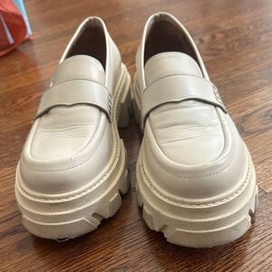 ALOHAS Off-White Chunky Loafers